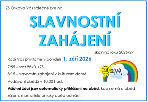 slavnostní zahájení školního roku
